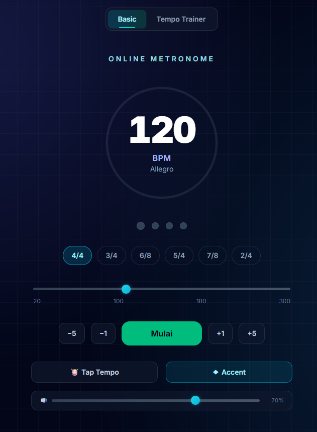 Online Metronome — Basic